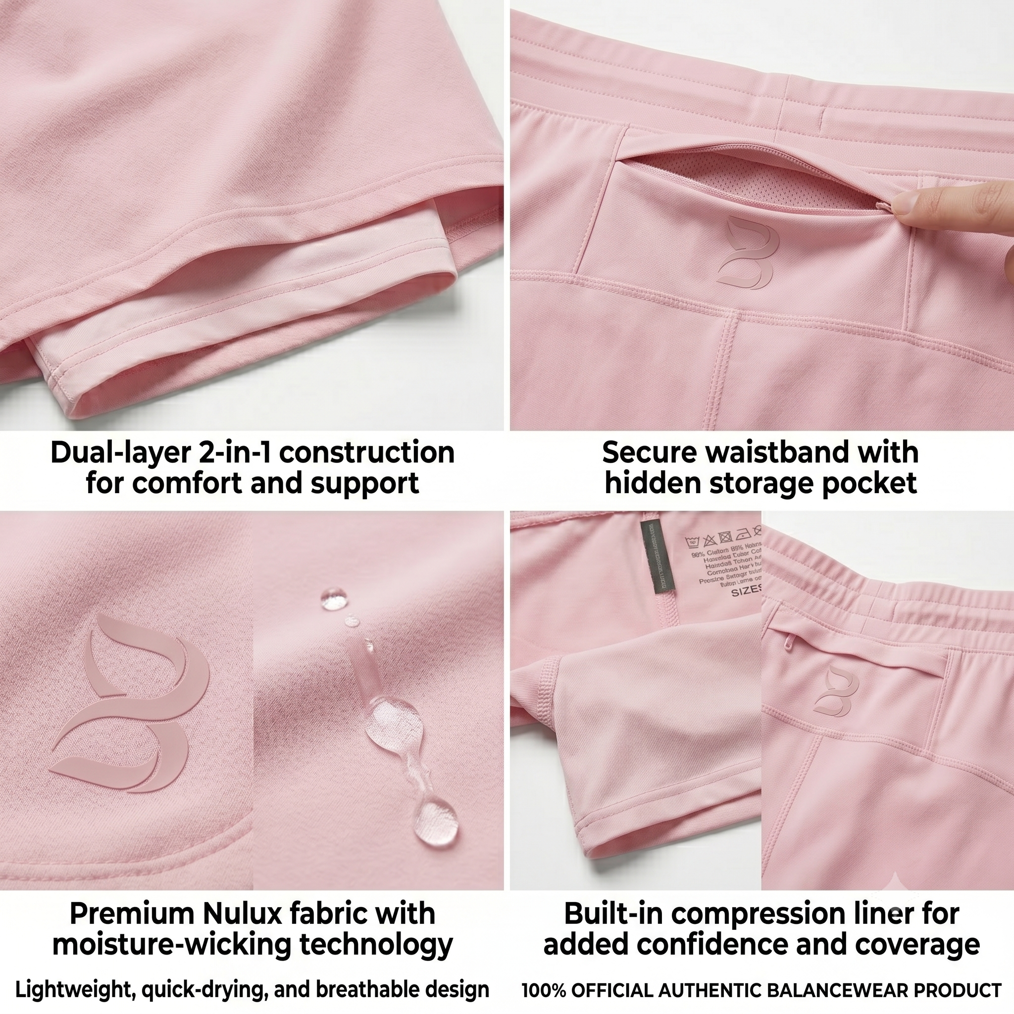 WickAway 2-in-1 Shorts