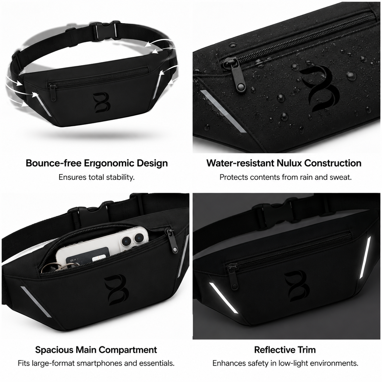 MaxHold Adjustable Running Waist Pack