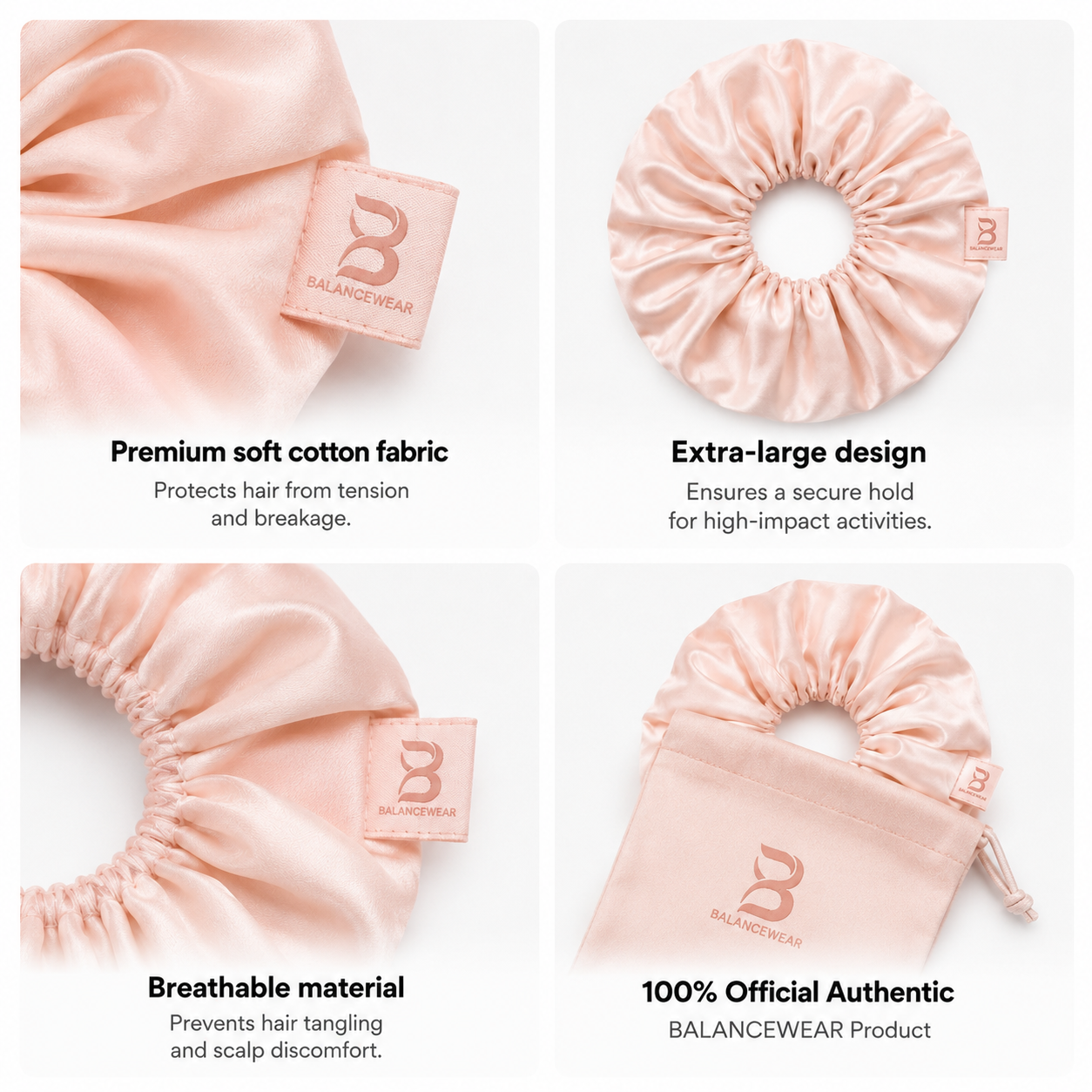 Uplifting Oversized Scrunchie