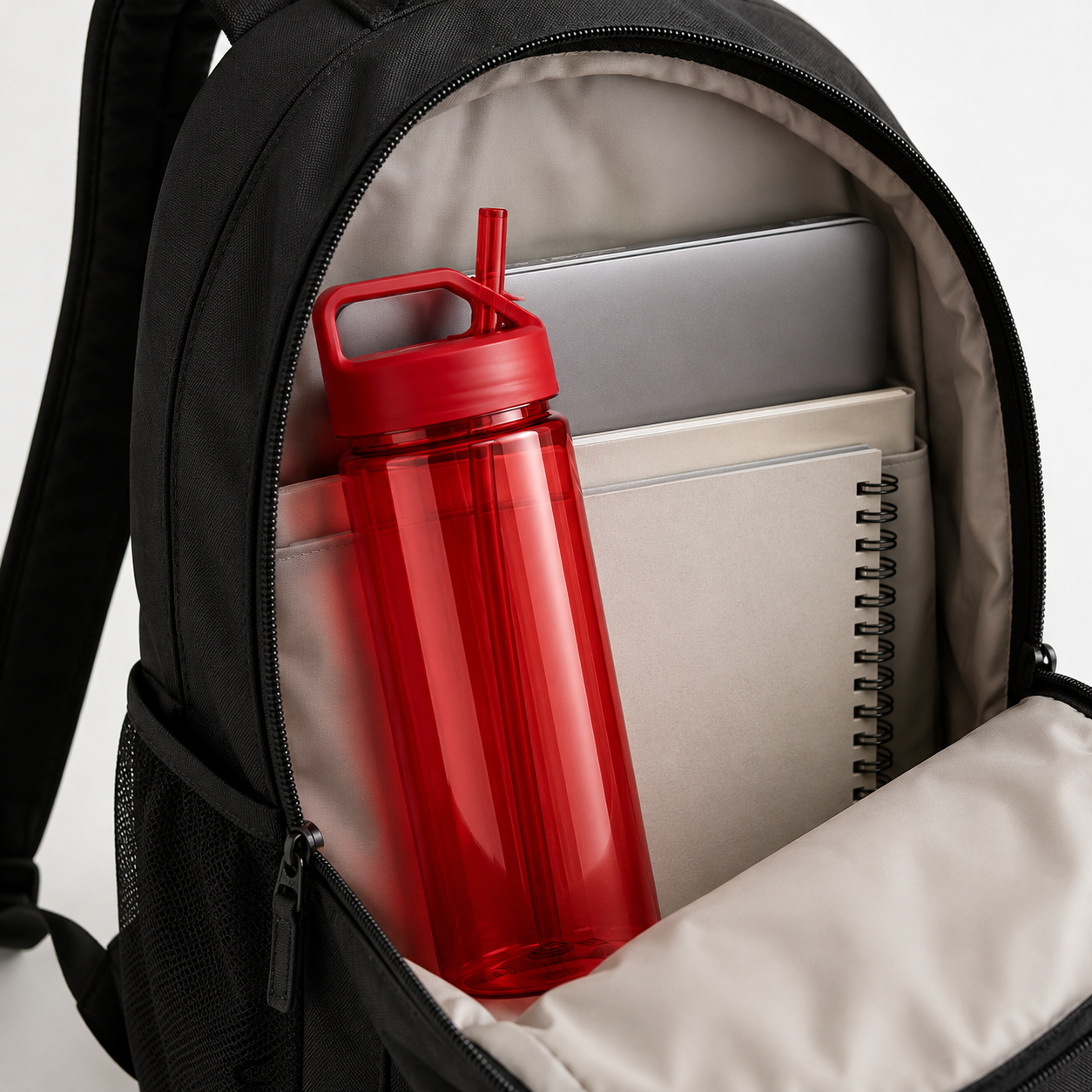 Back to Life Clear Bottle 24oz Straw Lid Prize